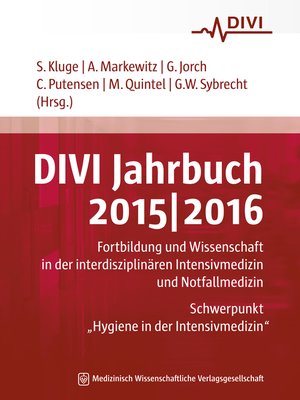 cover image of DIVI Jahrbuch 2015/2016
